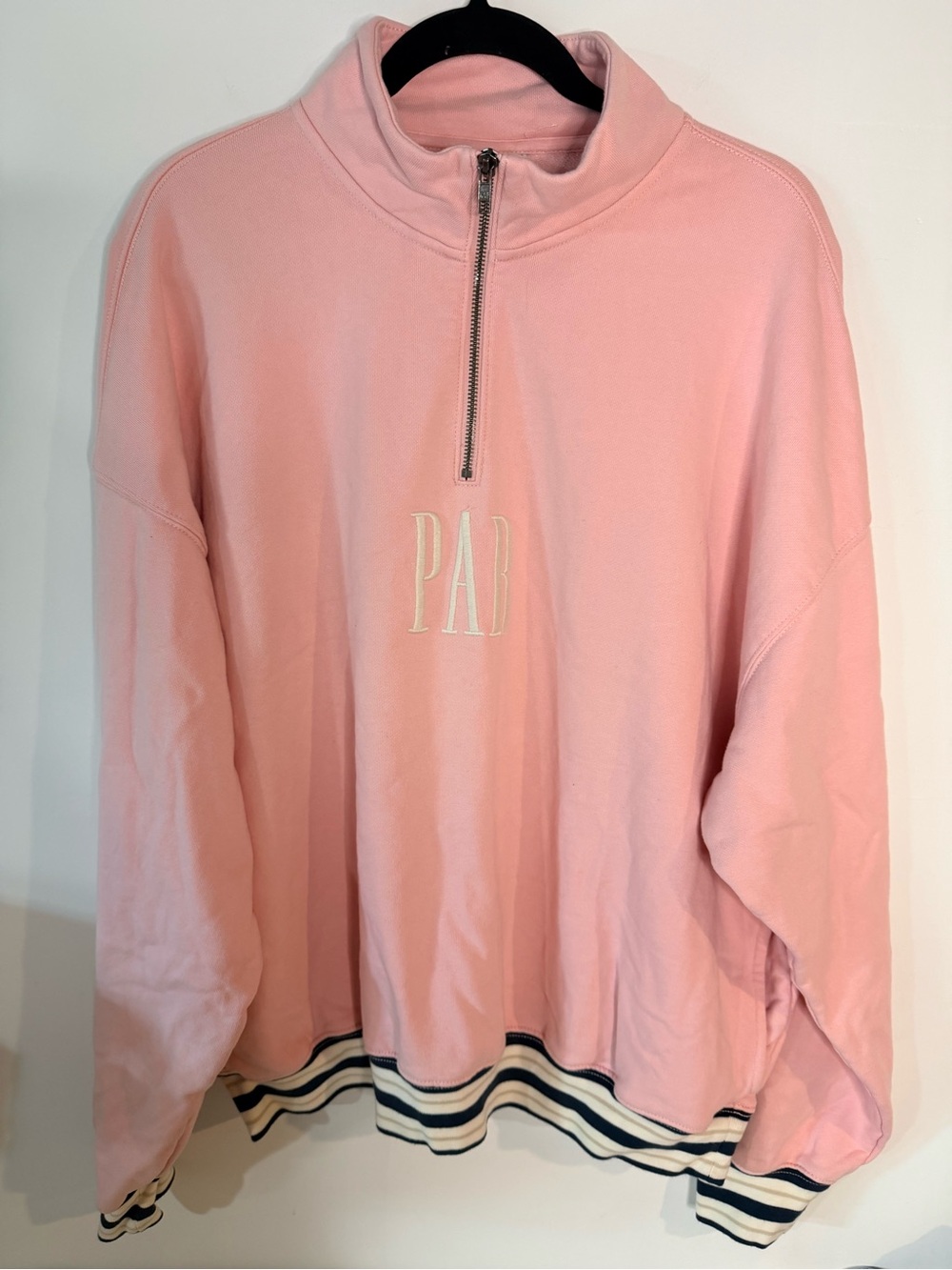 Gap Malbon “PAR” quarter zip sweatshirt